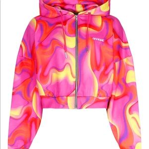 BOOHOO Official City Girls Cropped Hoodie